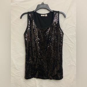 Y2K BLACK SEQUENCE TANK TOP! CATO!